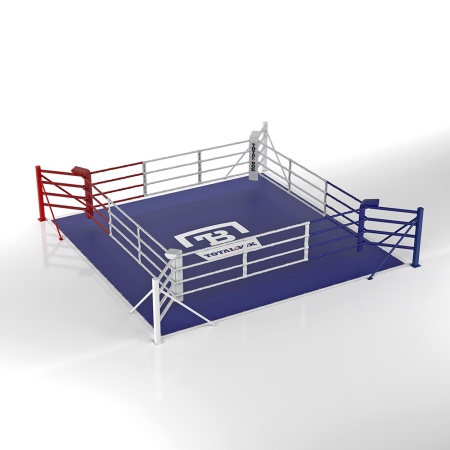 Купить Ринг боксерский напольный Totalbox на упорах 6х6м в Спасске-Рязанском 