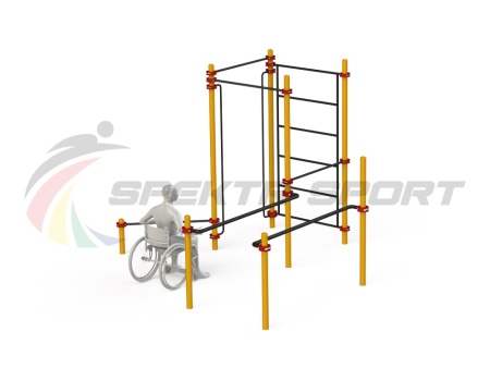 Купить Спортивный комплекс для инвалидов-колясочников WRK-D18_76mm в Спасске-Рязанском 