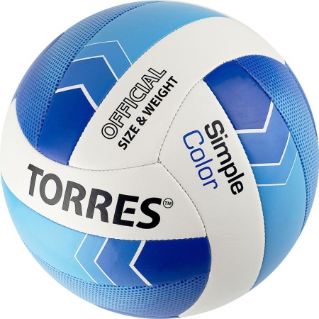 Купить Мяч волейбольный Torres Simple Color любительский р.5 в Спасске-Рязанском 